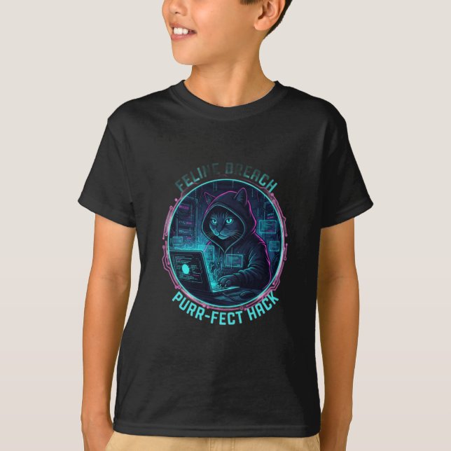Cyber Anonymous Style Hacker Shirt (Vorderseite)