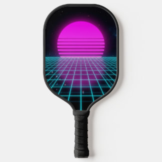 Cyber Athletic Laser Horizon Neon 80er Custom  Pickleball Schläger