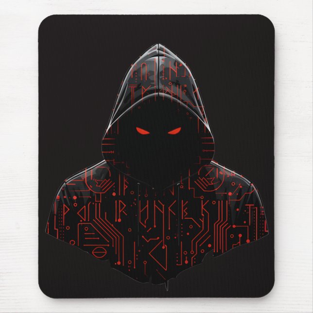 Cyber Attentäter Mousepad (Vorne)