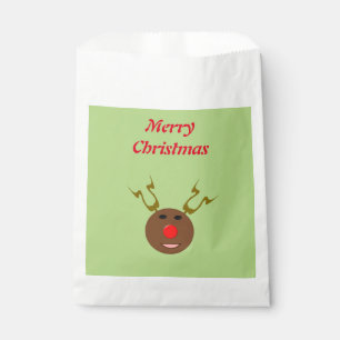 Cyber Christmas Reindeer Custom Favor Bags Geschenktütchen