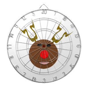 Cyber Christmas Reindeer Dartboard Dartscheibe