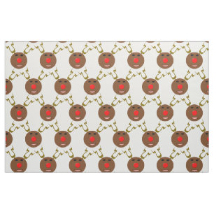 Cyber Christmas Rentier Craft Fabric Stoff