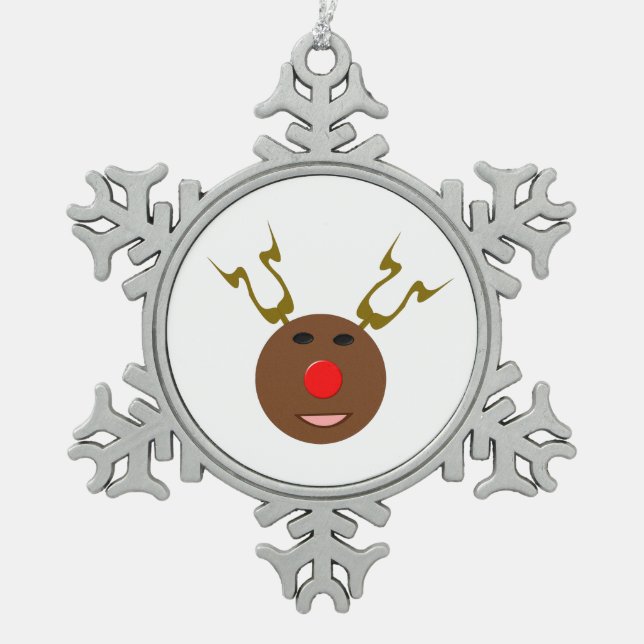Cyber Christmas Rentier Ornament (Vorderseite)