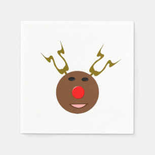 Cyber Christmas Rentier Paper Napkins Serviette