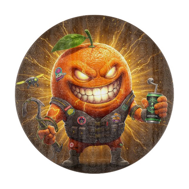Cyber-Citrus-Zerlegungsbehörde Schneidebrett (Vorderseite)