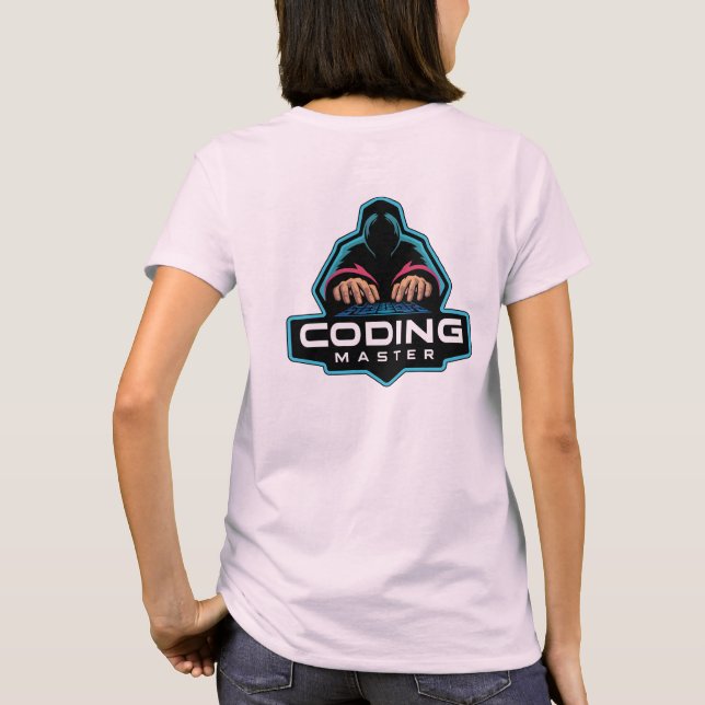 Cyber Coding Guru: Tech Geschenke T-Shirt (Rückseite)