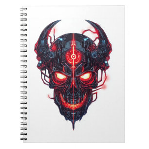 Cyber Demon Skull Lord Notizblock