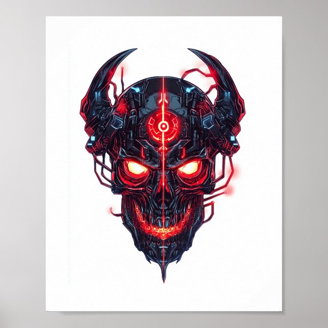 Cyber Demon Skull Lord Poster (Vorne)