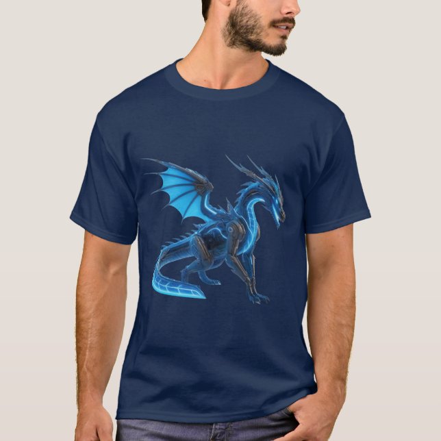 Cyber Dragon Majesty T-Shirt (Vorderseite)