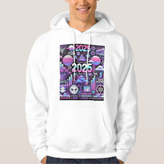 Cyber Dream 2025 - Futuristische ästhetische Hoodi Hoodie