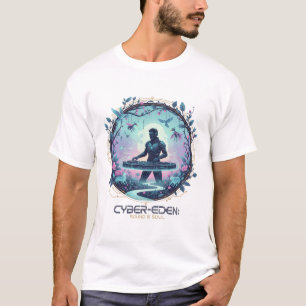 Cyber-Eden DJ T-Shirt – Digital Paradise Beats