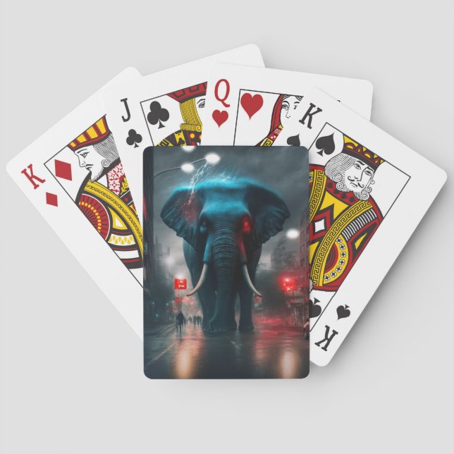 Cyber Elephant Spielkarten (Rückseite)