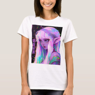 Cyber Fairy "Dennou Yousei" Glitchcore T-Shirt