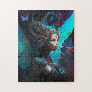 Cyber Fairy Fantasy Art Puzzle