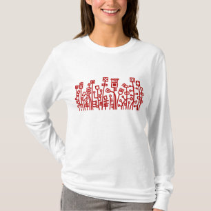Cyber Garden - Ruby Red T-Shirt