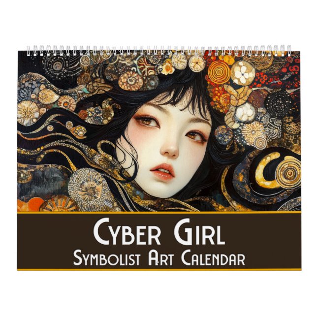 Cyber Girl: Symbolist Art Calendar Kalender (Titelbild)