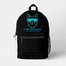 Cyber Guardian Neon Cat - Professionelle Technik &