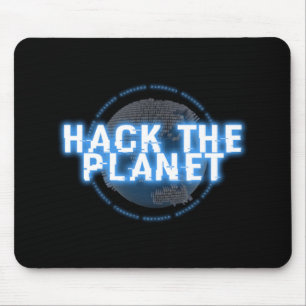 CYBER HACK DEN PLANET-Computer, defcon, hack, hack Mousepad