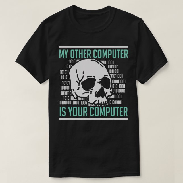 Cyber Hacker Computer Security Experte Cybersecuri T-Shirt (Design vorne)