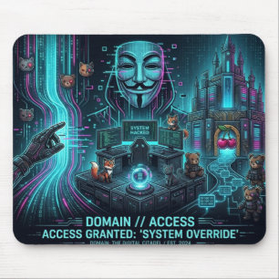 Cyber-Hacker-Vibes – Mauspad🖤 Mousepad