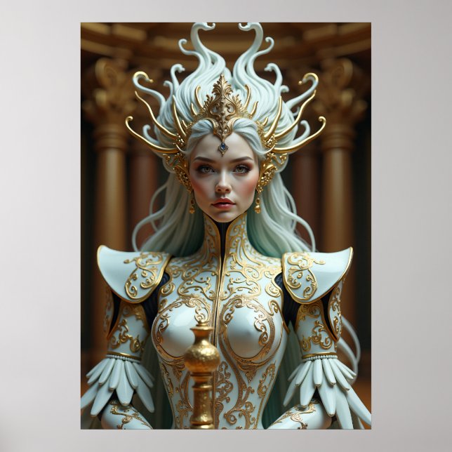 Cyber Hera: Golden Queen Poster (Vorne)