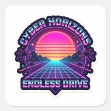 Cyber Horizons Endloser Antrieb - 80er Retro Synth