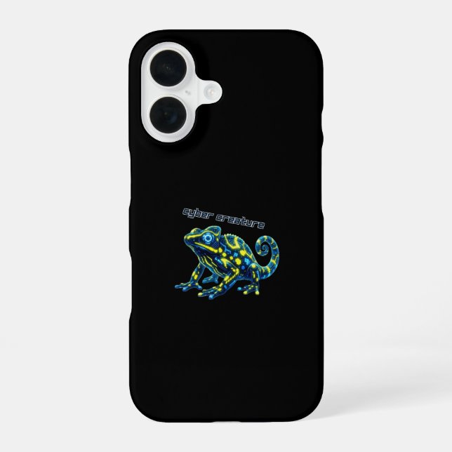 Cyber-Kreatur iPhone 16 Hülle (Rückseite)
