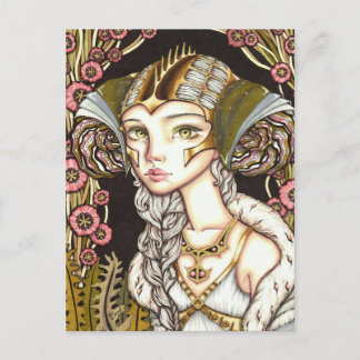 Cyber Lady Postkarte