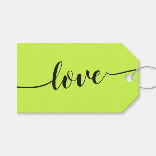 Cyber Lime Jet Black Cheers Einfache Liebe Geschenkanhänger