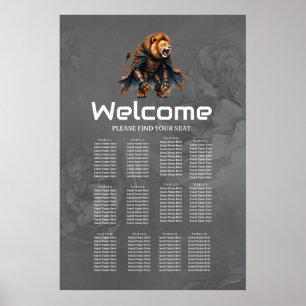 Cyber-Löwe der Ödlande Poster