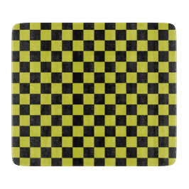 Cyber lyme checkerboard pattern schneidebrett