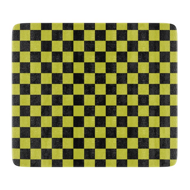Cyber lyme checkerboard pattern schneidebrett (Vorderseite)