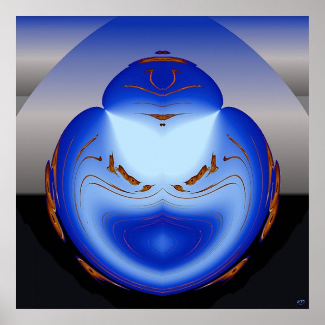 Cyber-Mann-Plakat Poster (Vorne)