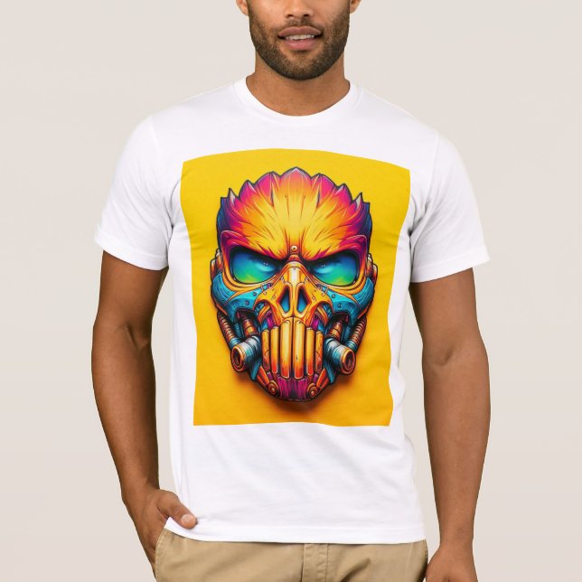 Cyber-Masken T-Shirt (Vorderseite)
