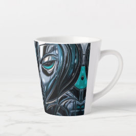 Cyber-Metal-Eleganz Milchtasse