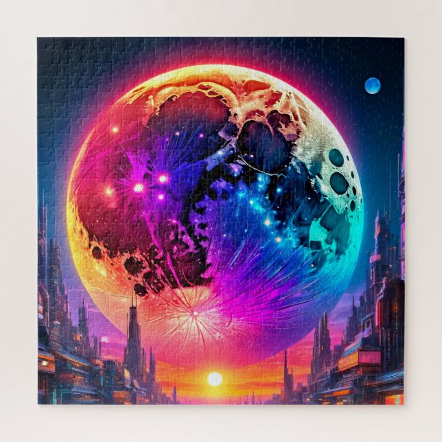 Cyber Mond Puzzle (Vertikal)