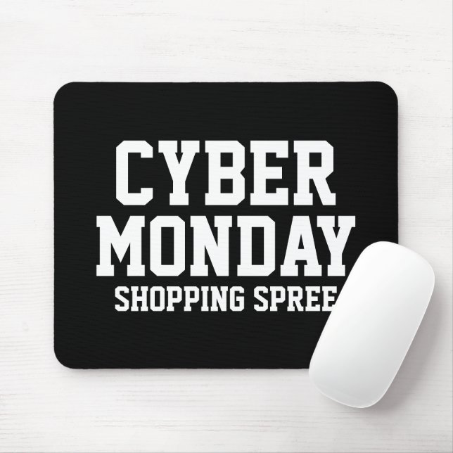 Cyber Monday Shopping-Tour benutzerdefinierte Maus Mousepad (Mit Mouse)
