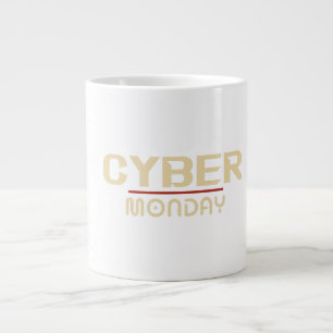 Cyber Monday Tassendesign, Retro vintage Jumbo-Tasse