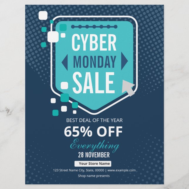 Cyber-Montag-Flyer Flyer (Vorne)