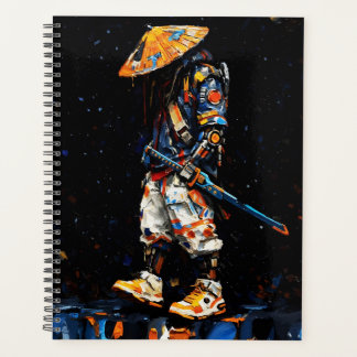 Cyber Ninja Palette Knife Neon Orange Impasto Planer