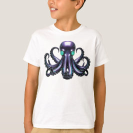 Cyber Octopus - Futuristische Meereskreatur T-Shirt