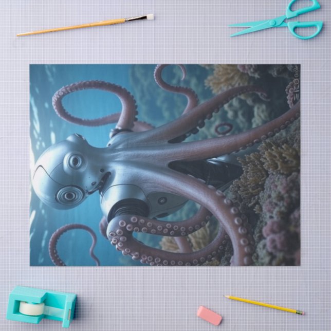 Cyber-Octopus-Gewebe-Papier Seidenpapier (Basteln)