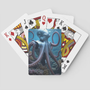 Cyber Octopus Poker spielt Karten Spielkarten