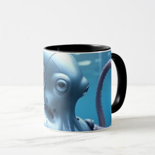 Cyber-Oktopus-Kombitasse Tasse