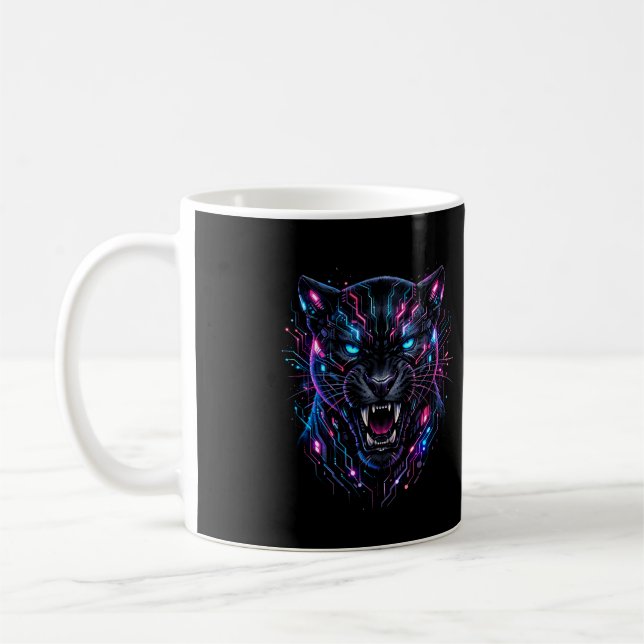 Cyber Panther Kaffeetasse (Links)
