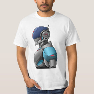 Cyber-Polizei-Roboter - futuristischer Android T-Shirt