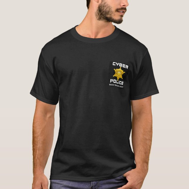 Cyber-Polizei T-Shirt (Vorderseite)
