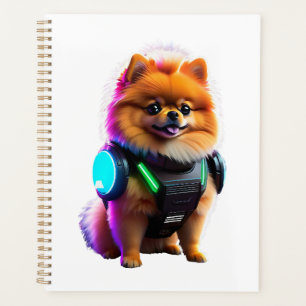 Cyber Pomeranian Explorer der Zukunft Planer