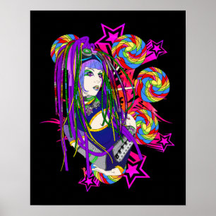 Cyber-Pop-Plakat Poster