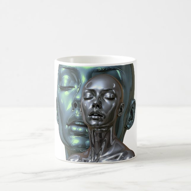 Cyber Präsenz Kaffeetasse (Mittel)